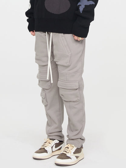 Drawstring Multi-Pocket Utility Cargo Pants WN12286