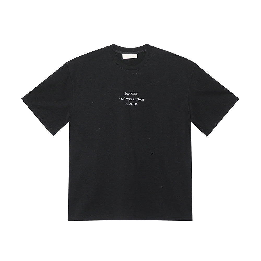 Letter Print Oversize Short Sleeve T-Shirt　WN24860