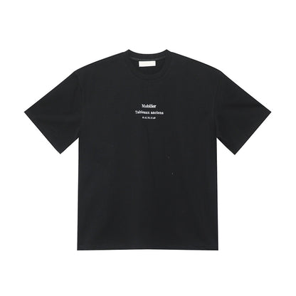 Letter Print Oversize Short Sleeve T-Shirt　WN24860