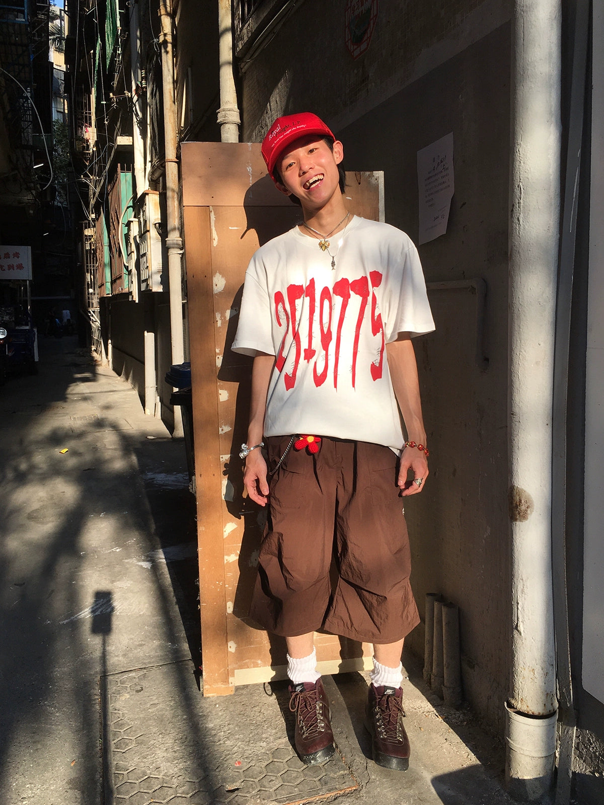 Graphic Letter Design Short Sleeve T-Shirt WN19103