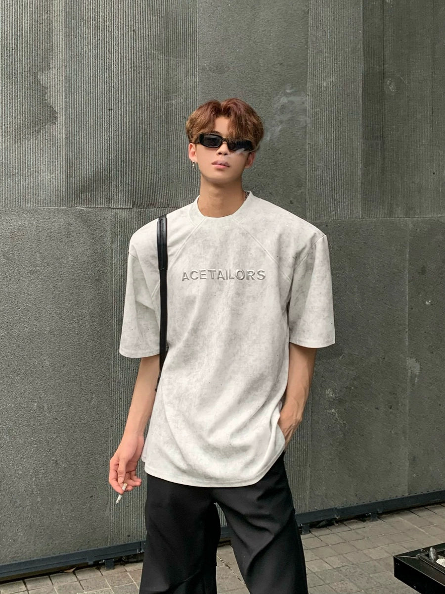 Graphic Letter Print Short Sleeve T-Shirt WN20044