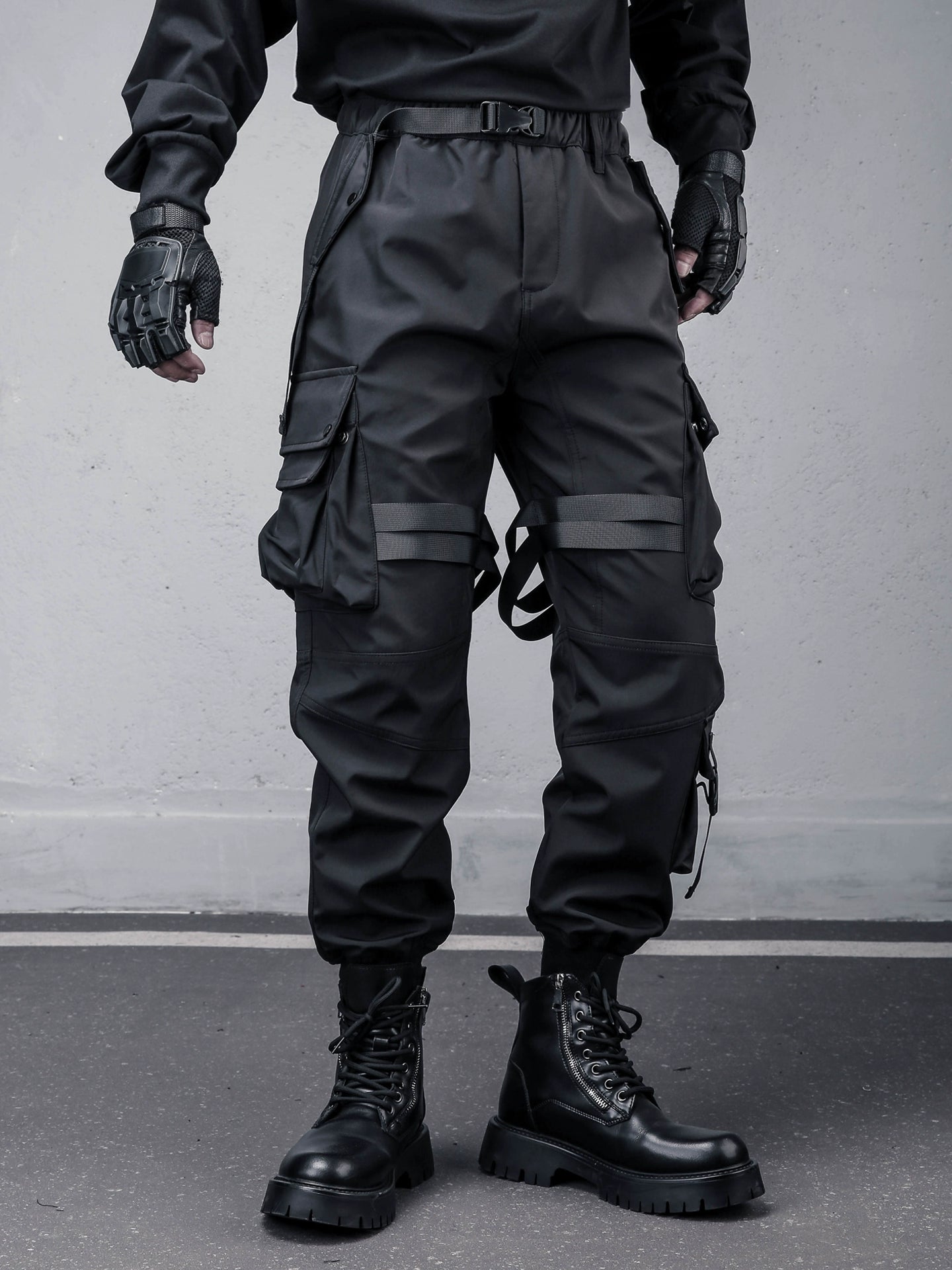 Multi Pocket Cuffed Cargo Pants WN22358