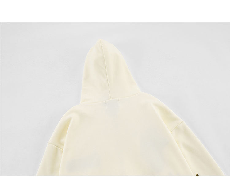 Cross Embroidery Zipper Hoodie WN11001