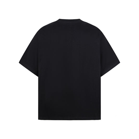 Smile Print Oversize Short Sleeve T-Shirt WN26062