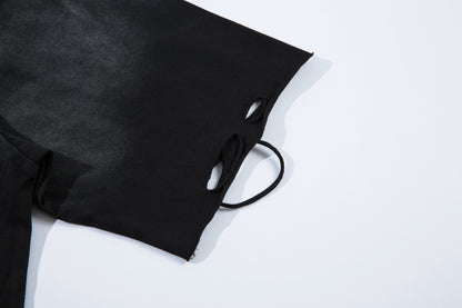 Damage Wash Heavyweight Oversize Short Sleeve T-Shirt WN16115