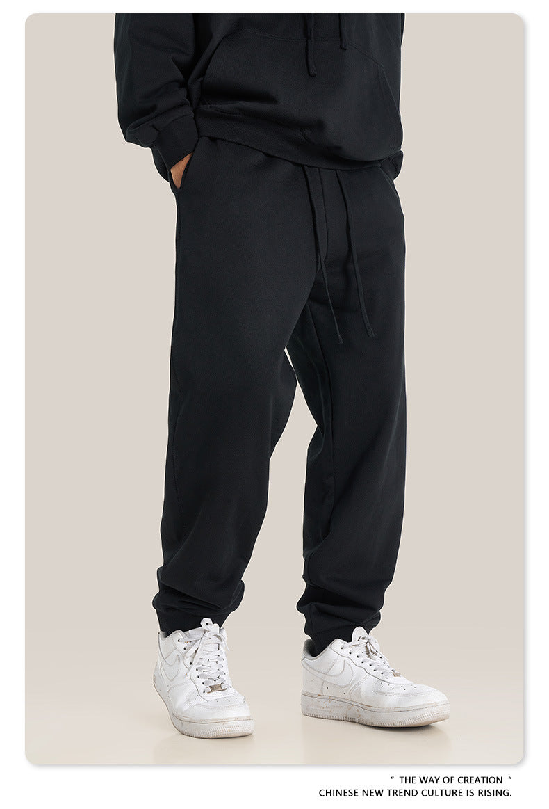Oversize Heavyweight Pullover Hoodie & Zipper Hoodie & Sweatshirt & Pants Setup WN9930