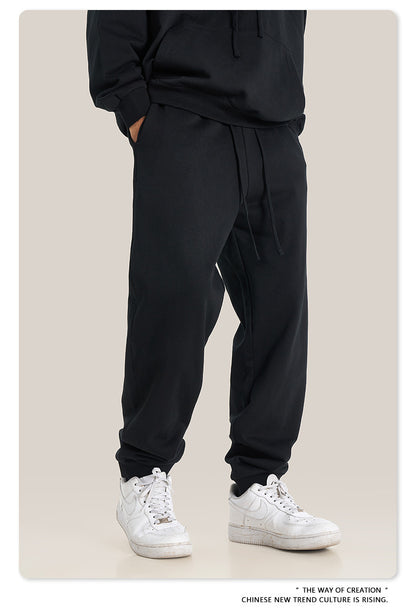Oversize Heavyweight Pullover Hoodie & Zipper Hoodie & Sweatshirt & Pants Setup WN9930
