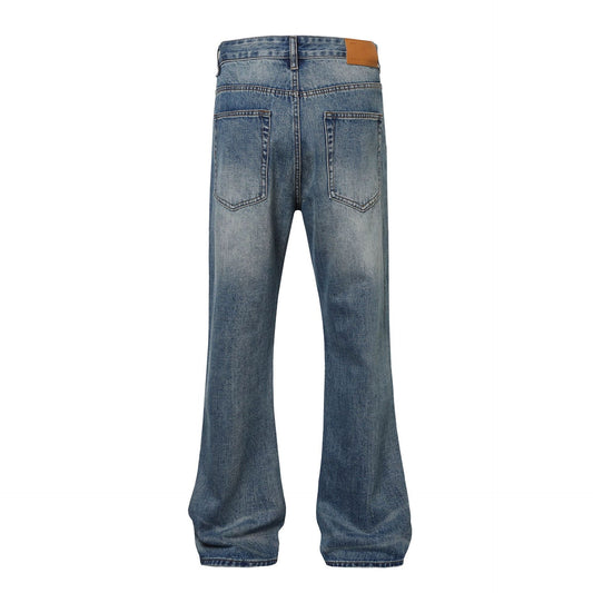 Washed Flare Denim Jeans WN26032