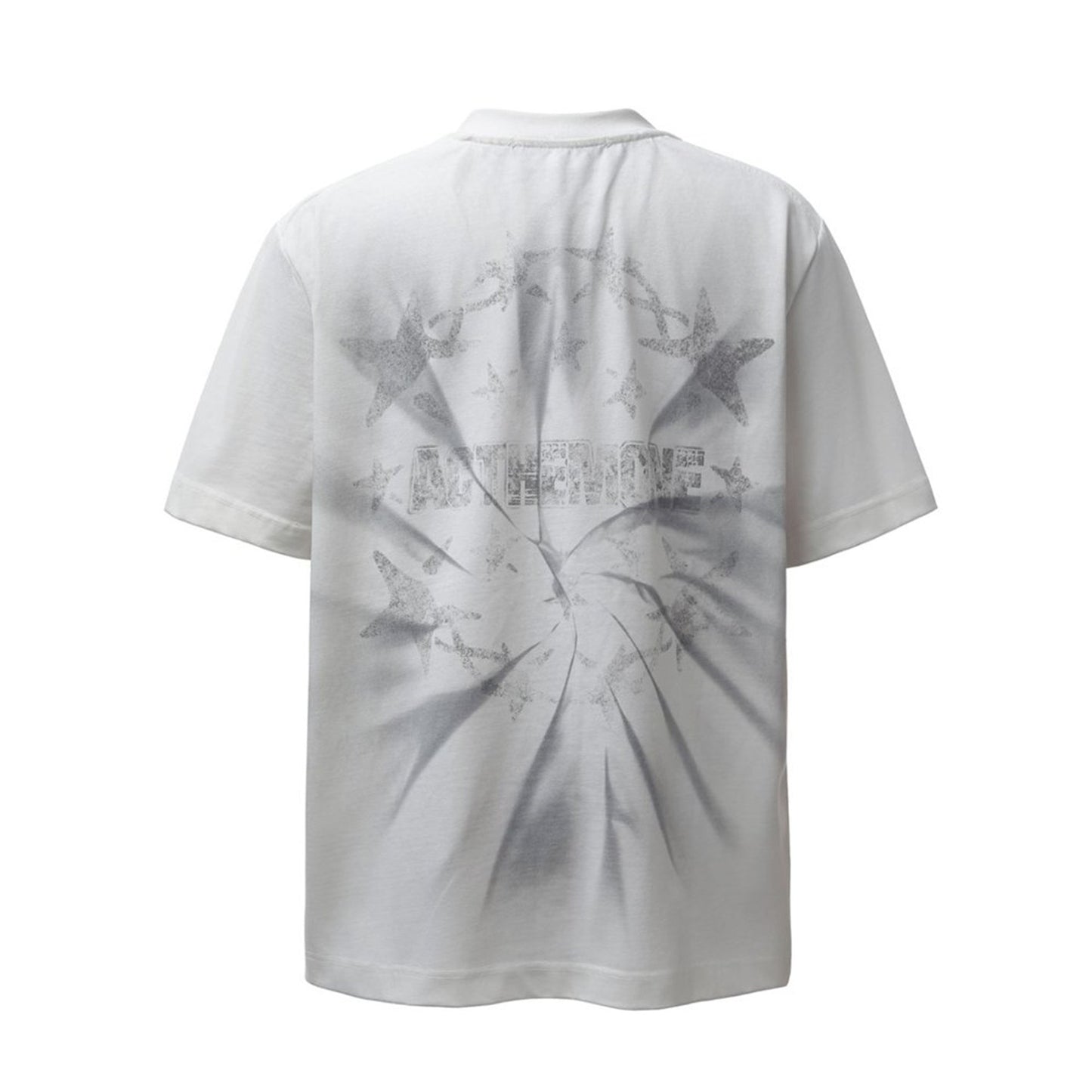Spiral Letter Short Sleeve T-Shirt WN26779