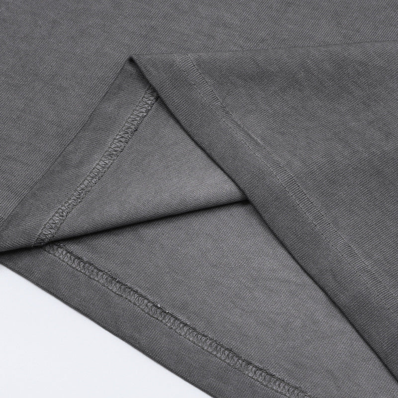 Plain Washed Oversize Short Sleeve T-Shirt WN18585