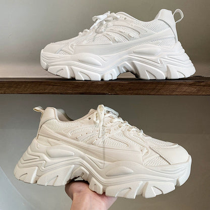 Thick Sole Lightweight Mesh Sporty Sneakers WN21248