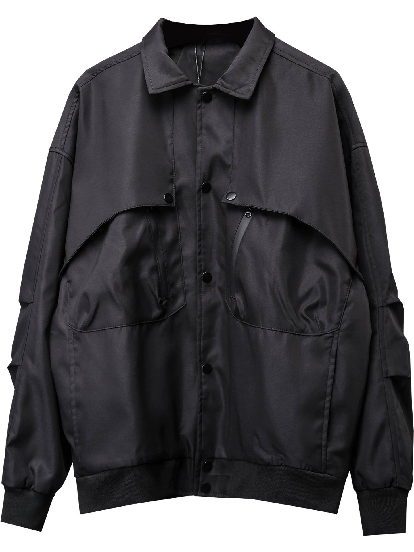 Fake Layered Oversize Tactical Jacket WN22390