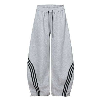 Deconstruction Curved Leg Wide Leg Sweatpants WN26160