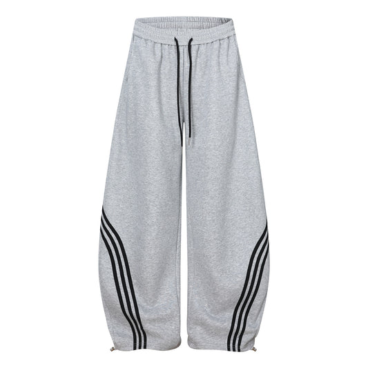 Deconstruction Curved Leg Wide Leg Sweatpants WN26160