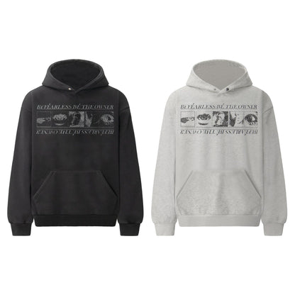 Heavyweight Wash Eye Graphic Pullover Hoodie WN25843