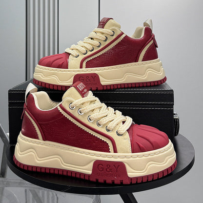 Chunky Platform Shell Toe Lace-Up Sneakers WN24839