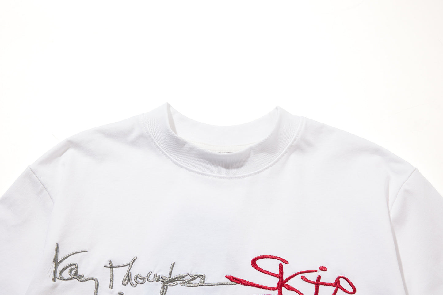 Letter Embroidery Short Sleeve T-Shirt WN25989