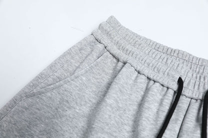 Deconstruction Curved Leg Wide Leg Sweatpants WN26160