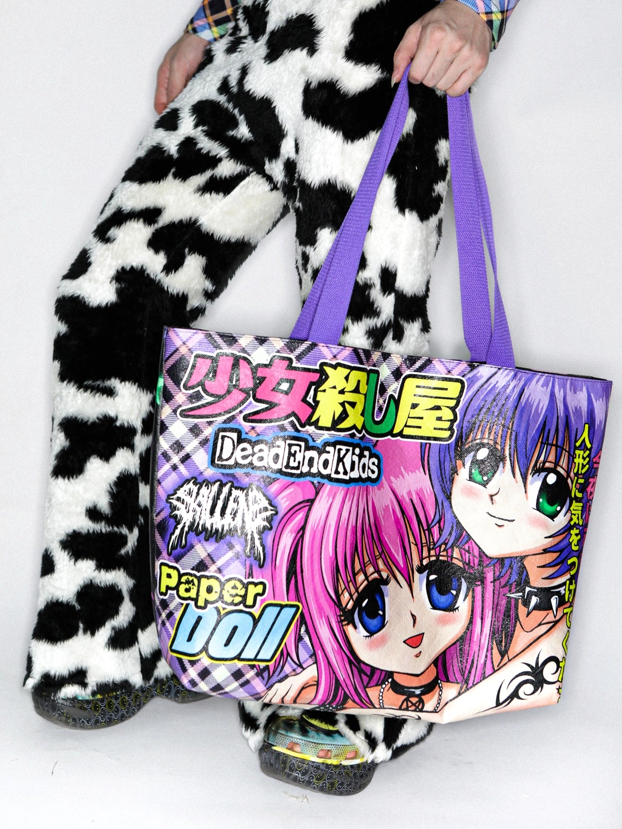 Illustration Print Tote Bag WN22254