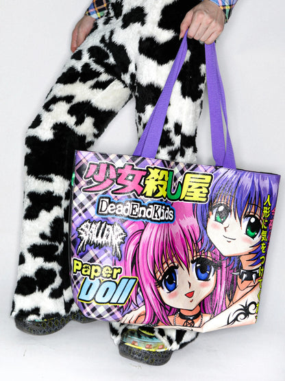 Illustration Print Tote Bag WN22254