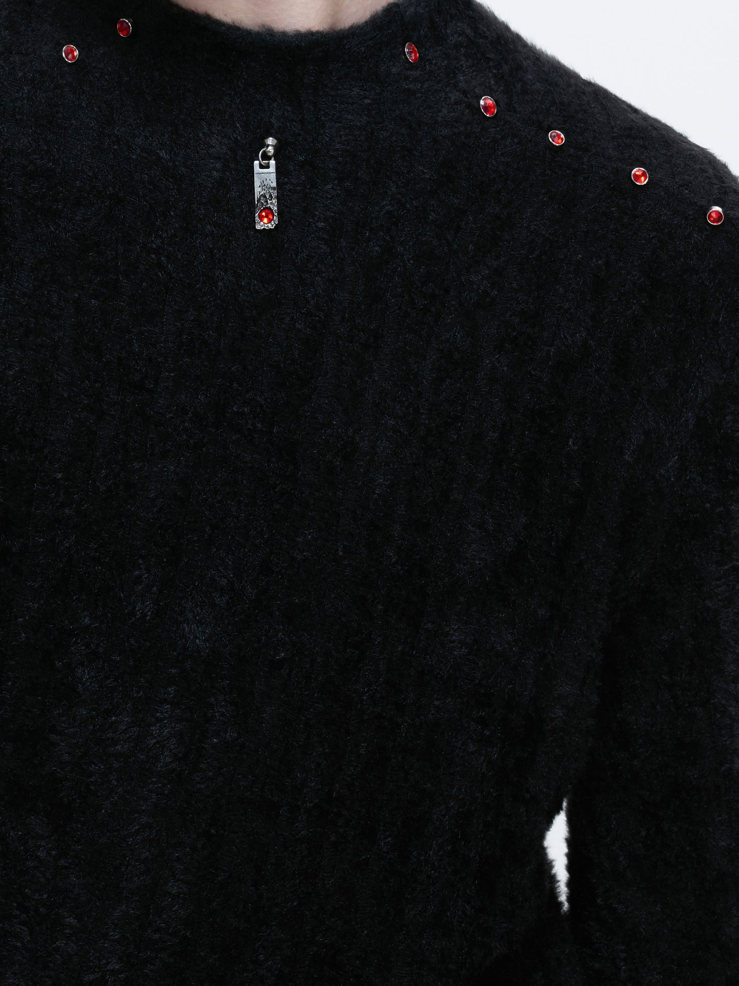 Diamond Wmbellishment Slim Shoulder-pads Long-sleeve T-shirt WN22670