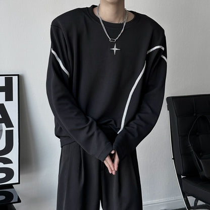 Shoulder Pad Long Sleeve T-Shirt  WN19335