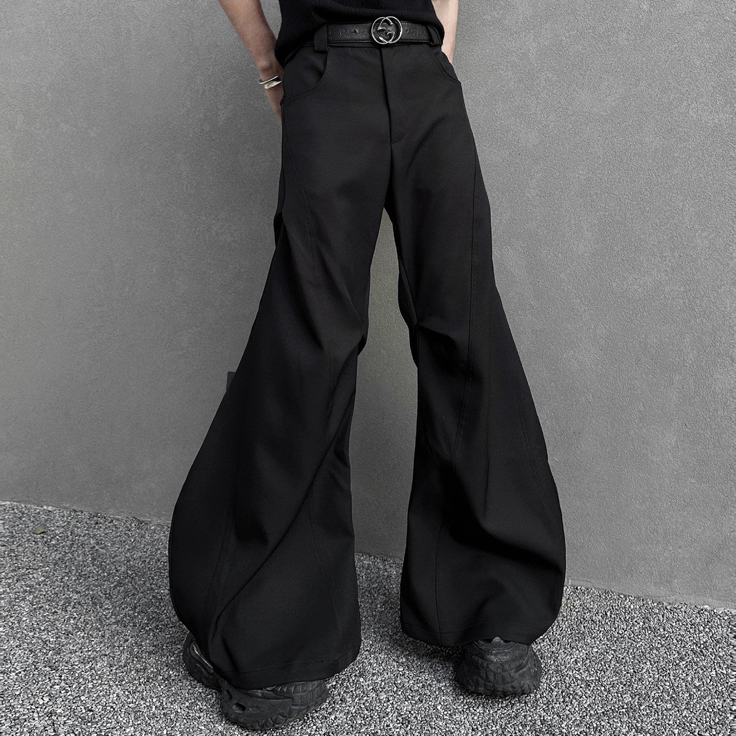 Wide Leg Flare Trousers WN25157