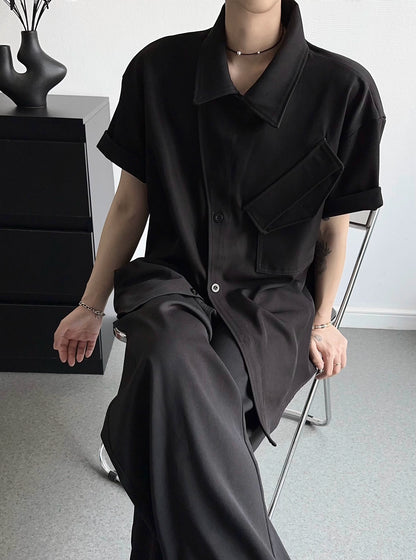 Deconstructed Short Sleeve Shirt WN19378