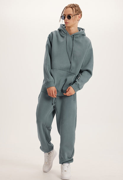 Fleece Linning Oversize Hoodie & Fleece Linning Sweatpants WN9945