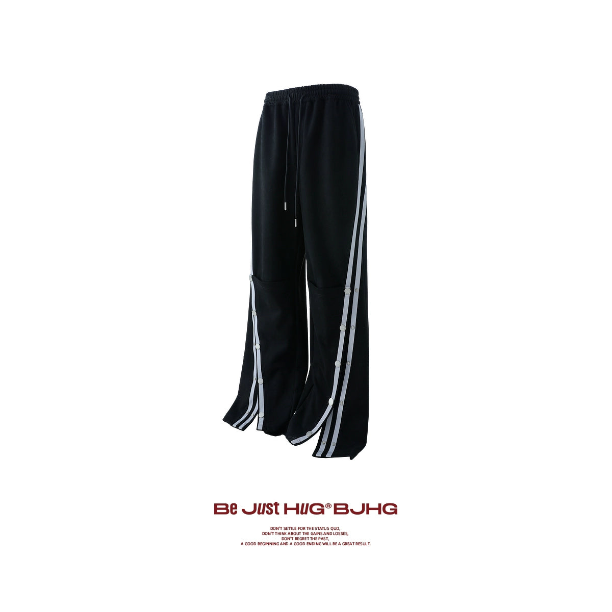 Straight Suede Buttoned Sweat Pants WN13178