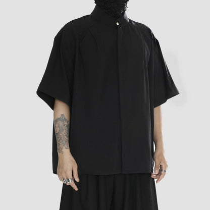 Lightweight Plain Design Short Sleeve Shirt WN20190