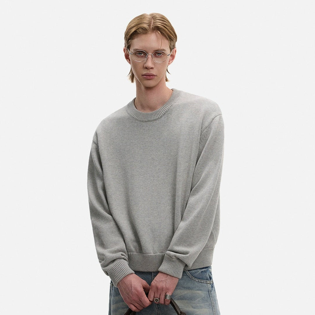 Stripe Short Knit Sweater WN21423