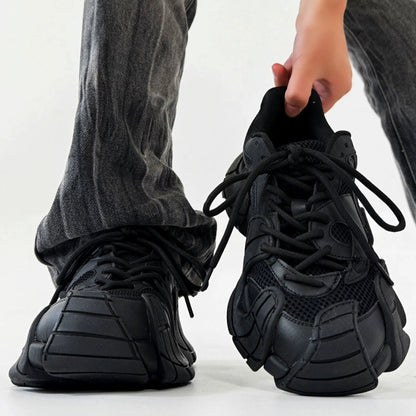 Chunky Sole Mesh Design Large Toe Shoes WN19184