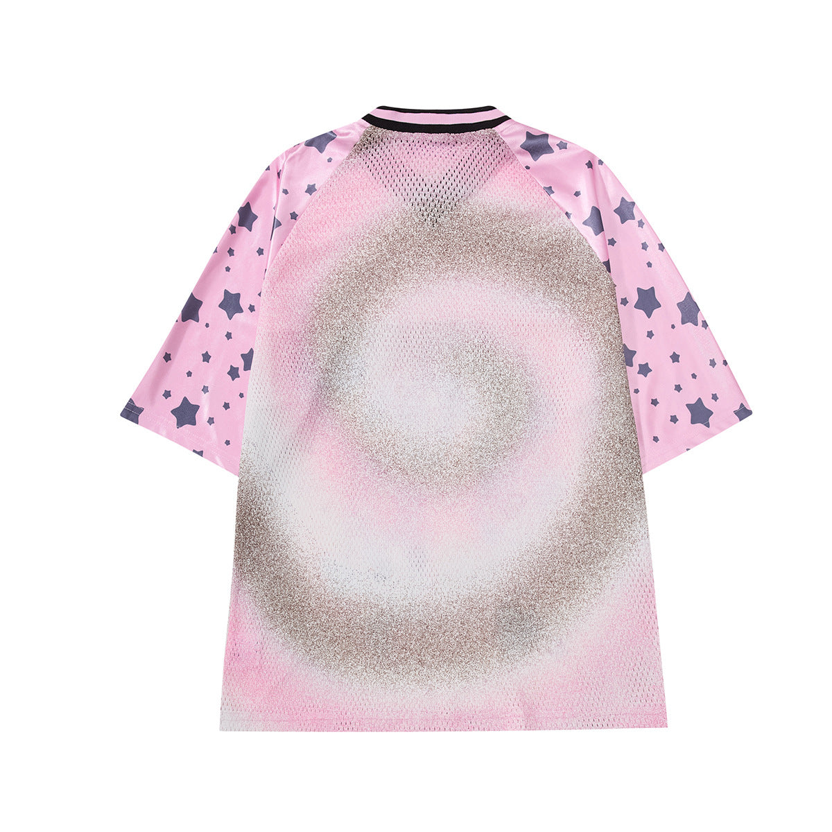 Cartoon Graphic Print V-Neck Short Sleeve T-Shirt WN25590