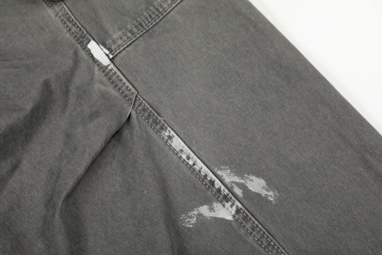 Damage Dirty Wide Leg Curved Cargo Pants WN25866