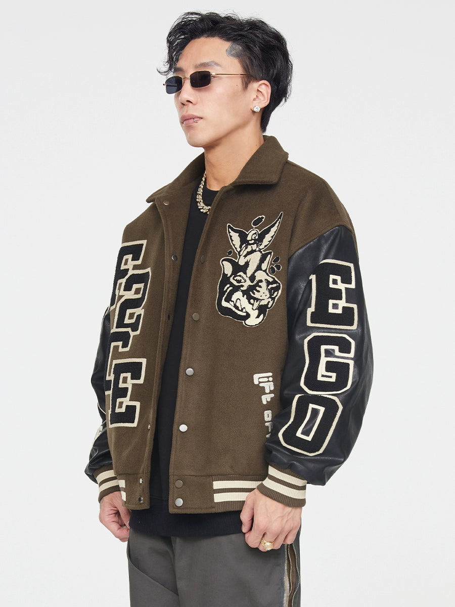 Towel Embroidery Baseball Jacket WN12252