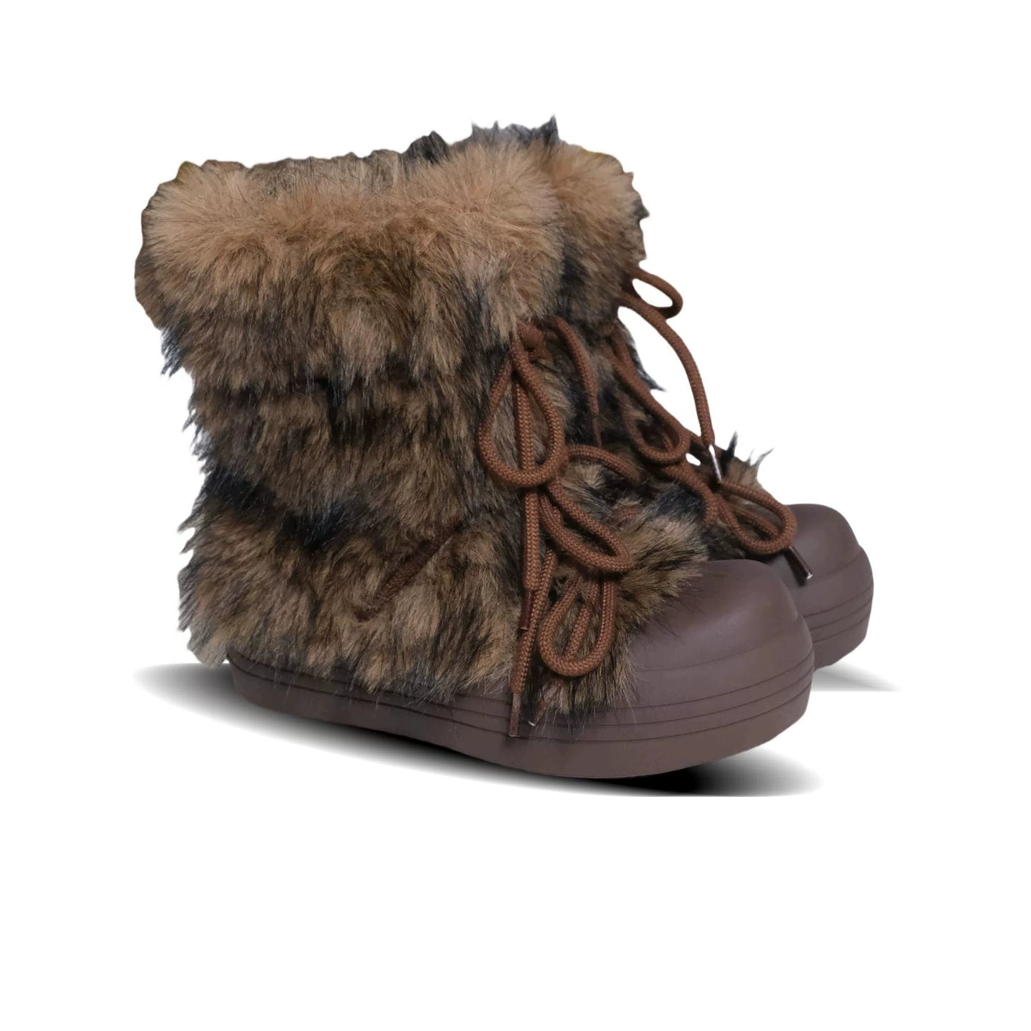 Fur Lined Chunky Sole Snow Boots WN20798