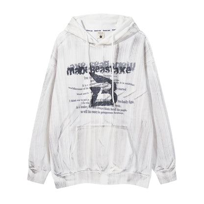 Hand Paint Pullover Hoodie WN11397