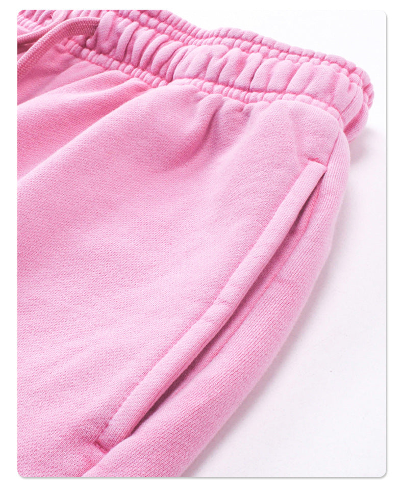 Oversize Washed Short-sleeve-T-shirt & Washed Short Sweatpants Setup WN6633