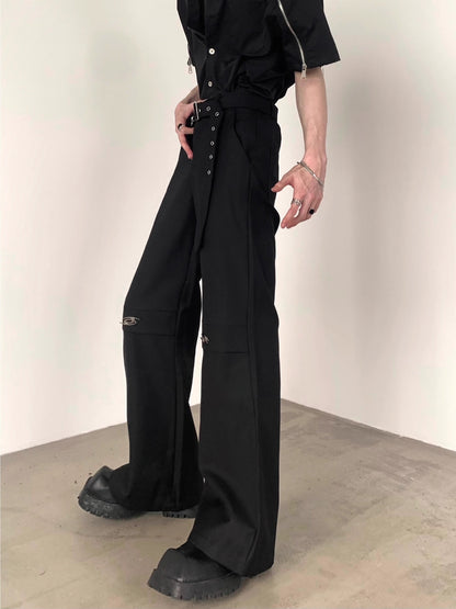 Belted Design Trousers WN7050