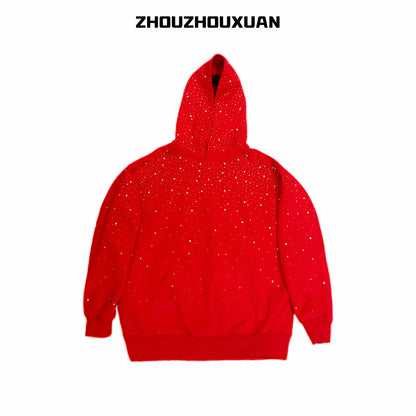 Rhinestone Starry Sky Hoodie & Long Sleeve Sweatshirt WN20720