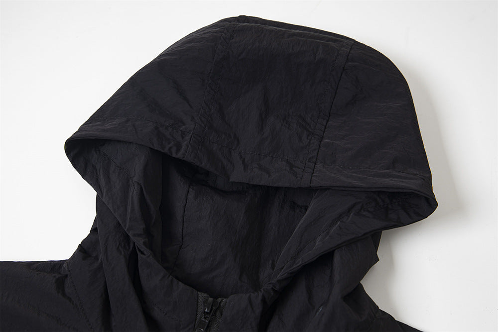 Snap Button Metal Detail Oversize Hoodie WN18523