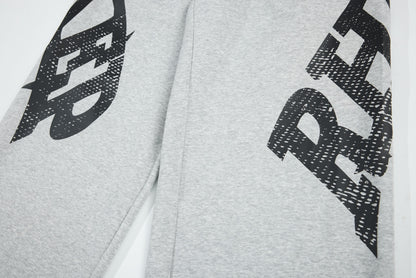 Letter Graphic Wide Leg Sweatpants WN26170