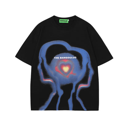 Graphic Print Oversize Short Sleeve T-Shirt WN16203