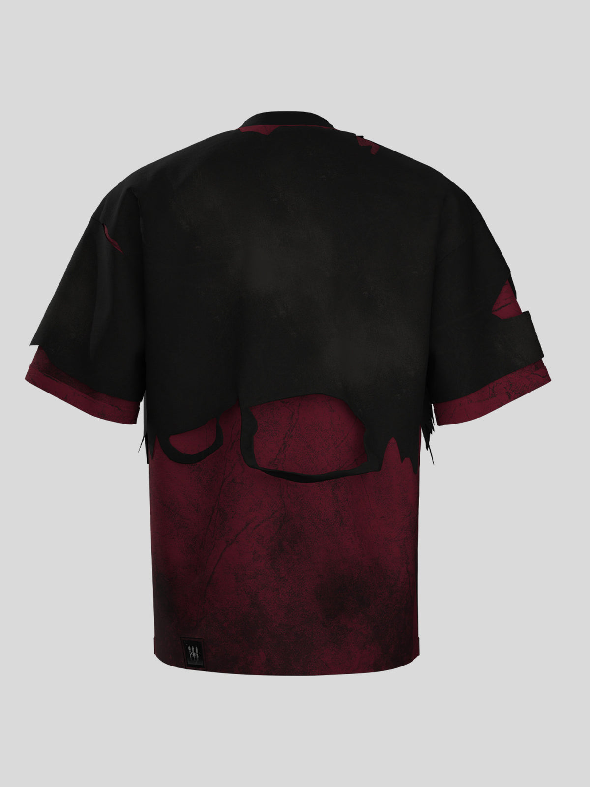 Damage Graphic Oversize Short Sleeve T-Shirt WN27148