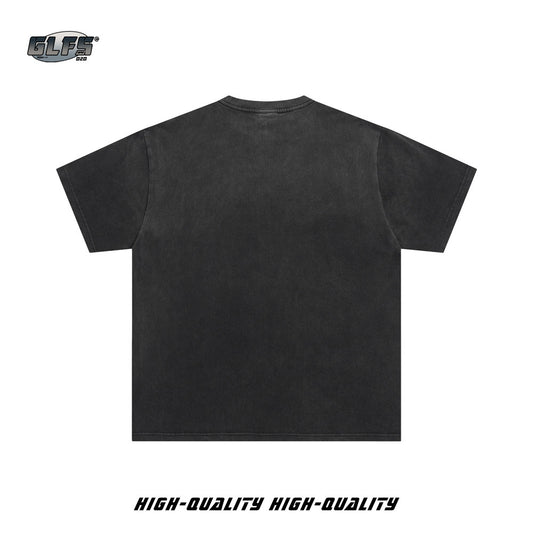 Washed Graffiti Art Short Sleeve T-Shirt WN26539