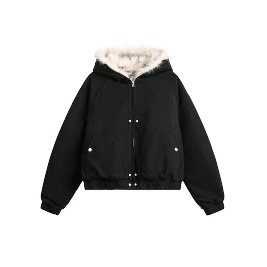 Fur Collar Thermal-Lining Padded Jacket WN11323