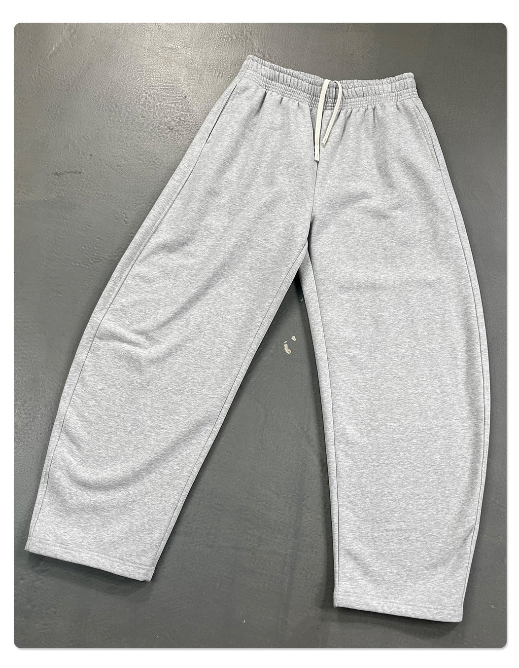 Fleece Lining Side Pocket Zipper Hoodie & Fleece Lining Wide Leg Sweatpants Setup WN23114