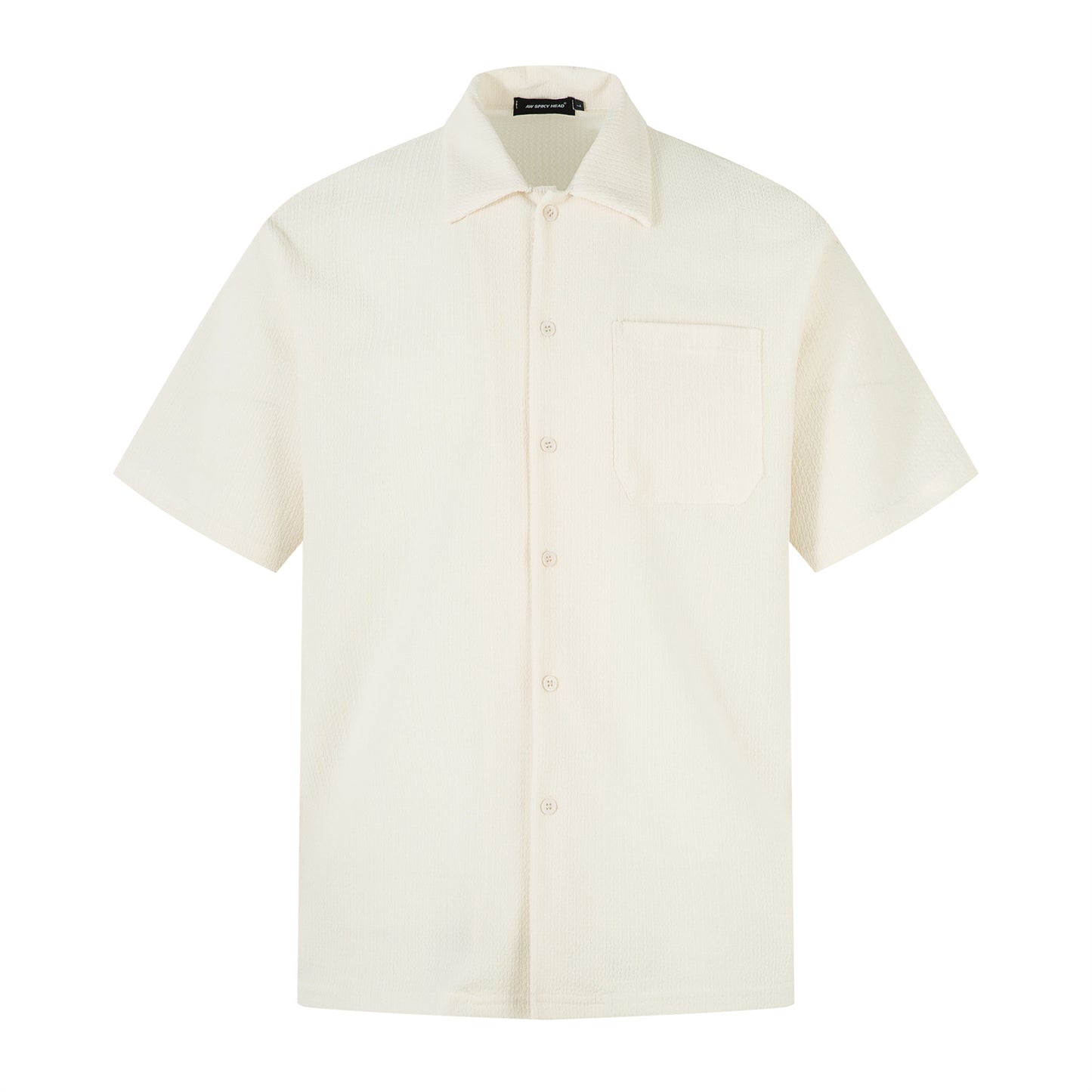 Textured Pocket Short Sleeve Shirt WN26823