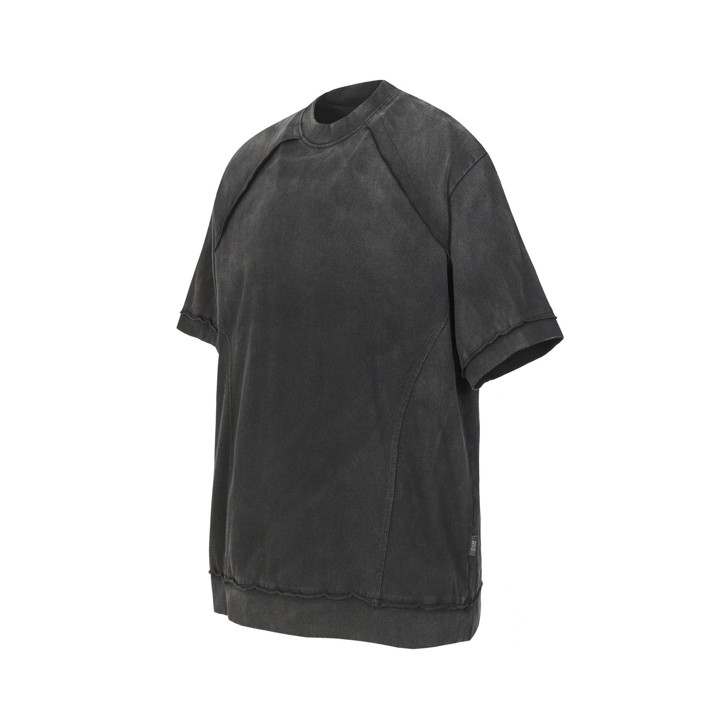 Washed Raw Hem Short Sleeve T-Shirt WN25528